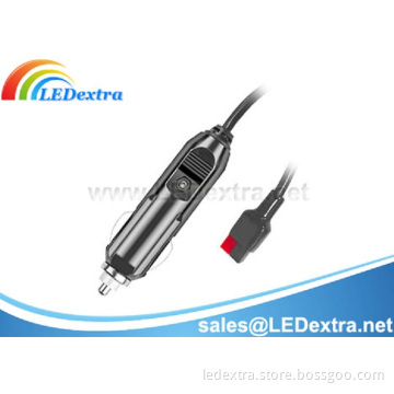 Cigarette Lighter Plug to Anderson Powerpole Connector Adapter Cable